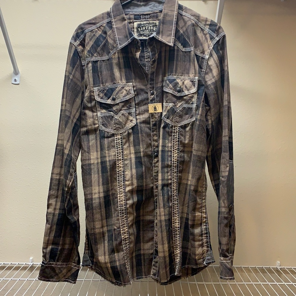 NWT Men’s BKE Vintage long sleeve shirt